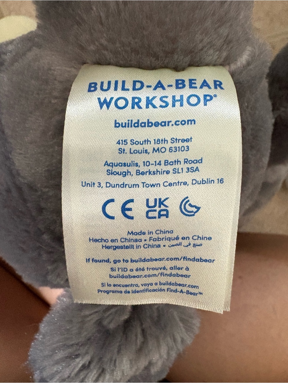Great Wolf Lodge Build a Bear Plushies set of 2 Wiley Wolf and Oliver Raccoon - Picture 9 of 9